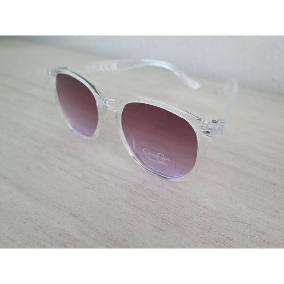 Jessica Simpson J6120 CRY Women's Clear Frame Sunglasses - Picture 8 of 10
